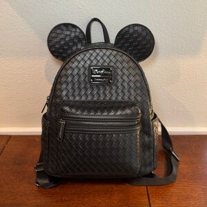 Disney Parks Back Leather Mickey Loungefly